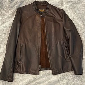 SCHOTT NYC Men’s Mission Leather Jacket